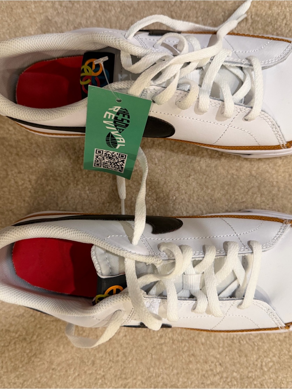 Nike Blazer Low Platform White Black Gum Sneakers Women’s